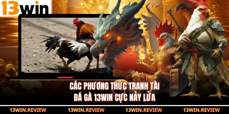 Các phương thức tranh tài đá gà 13WIN cực nảy lửa